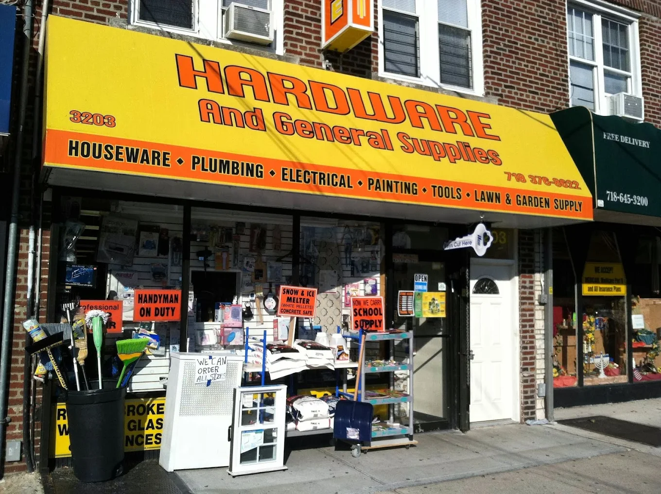 Quentin Hardware-General Supply storefront at 3203 Quentin Rd, Brooklyn